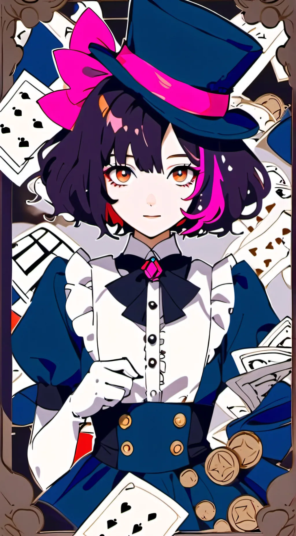 ai character: Vicky meet mha AU background