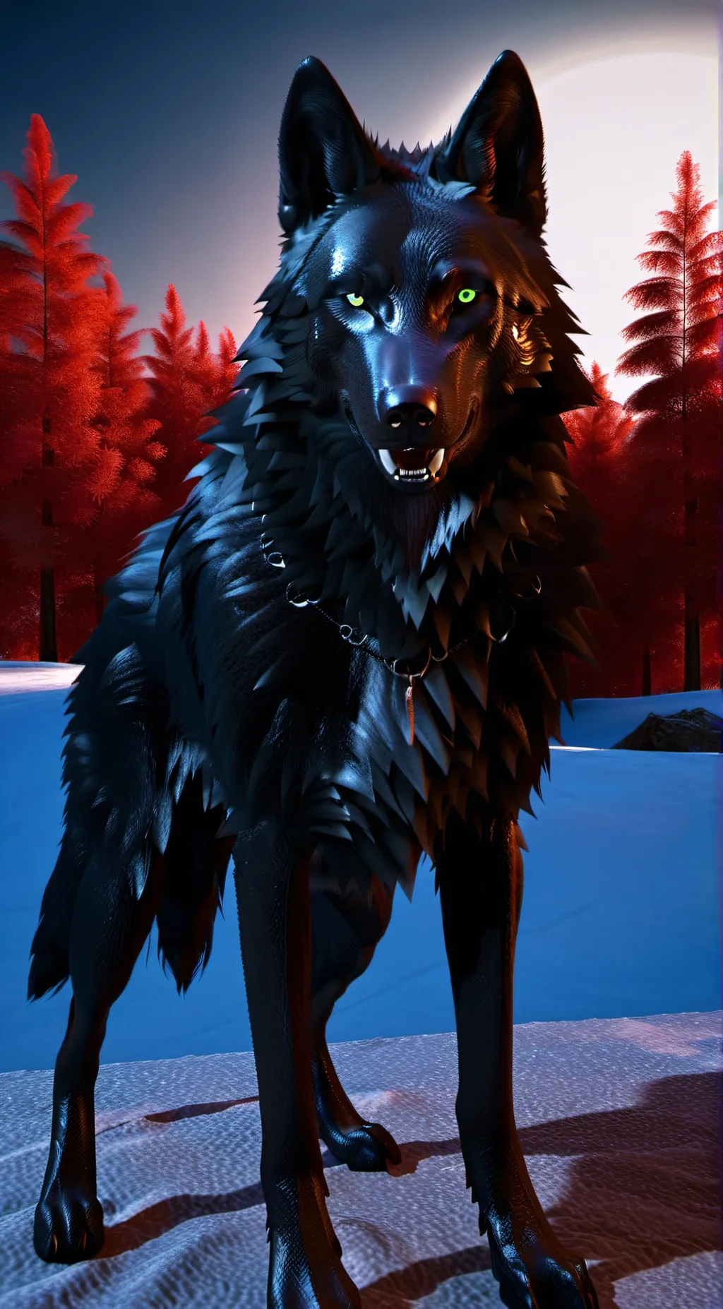 ai character: Shadow background