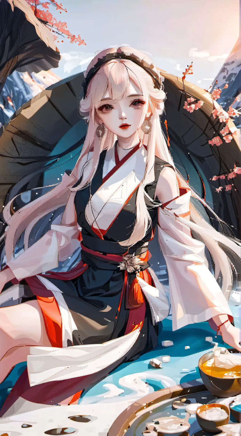 ai character: Lovely background