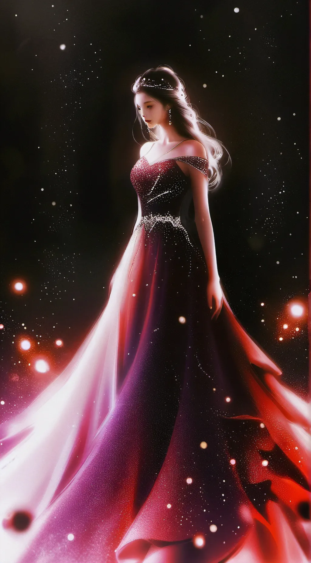 ai character: magic dress background