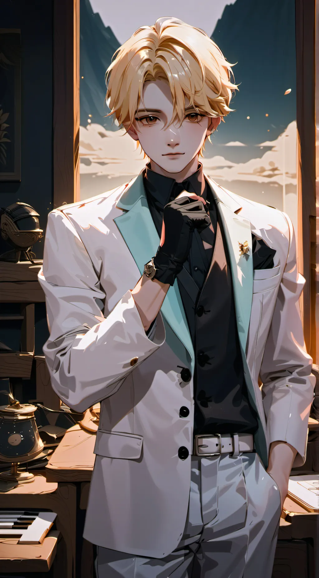 ai character: Daniel  background