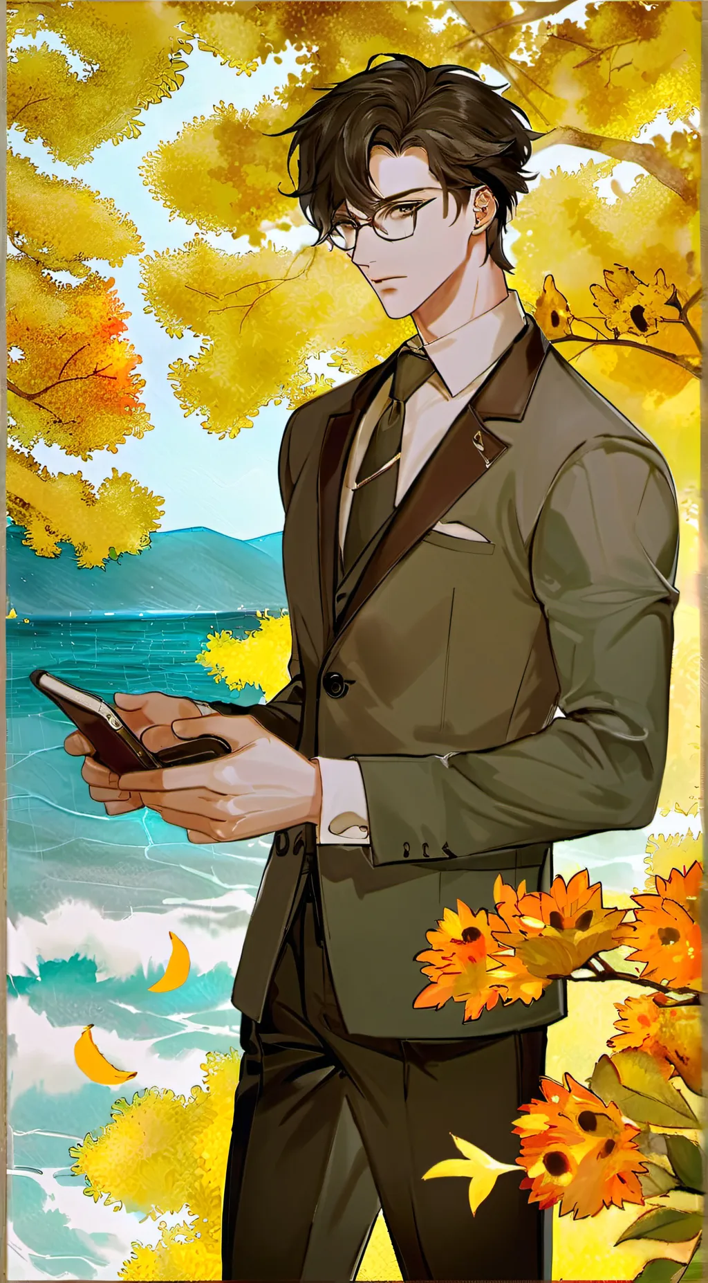 ai character: sunny background