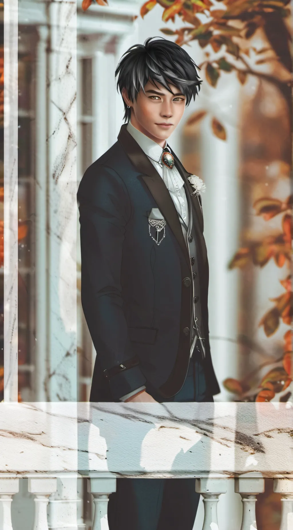 ai character: Andrew  background