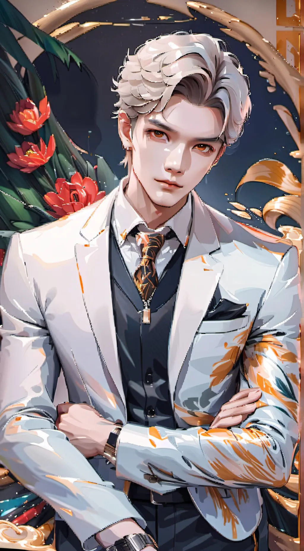 ai character: rich kid background