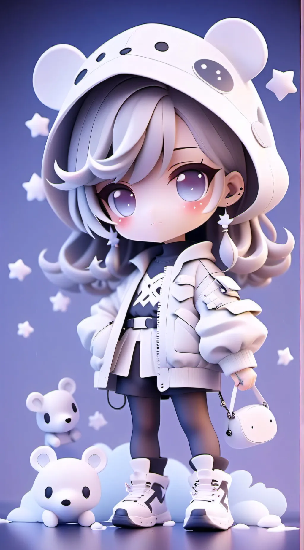 ai character: savana background