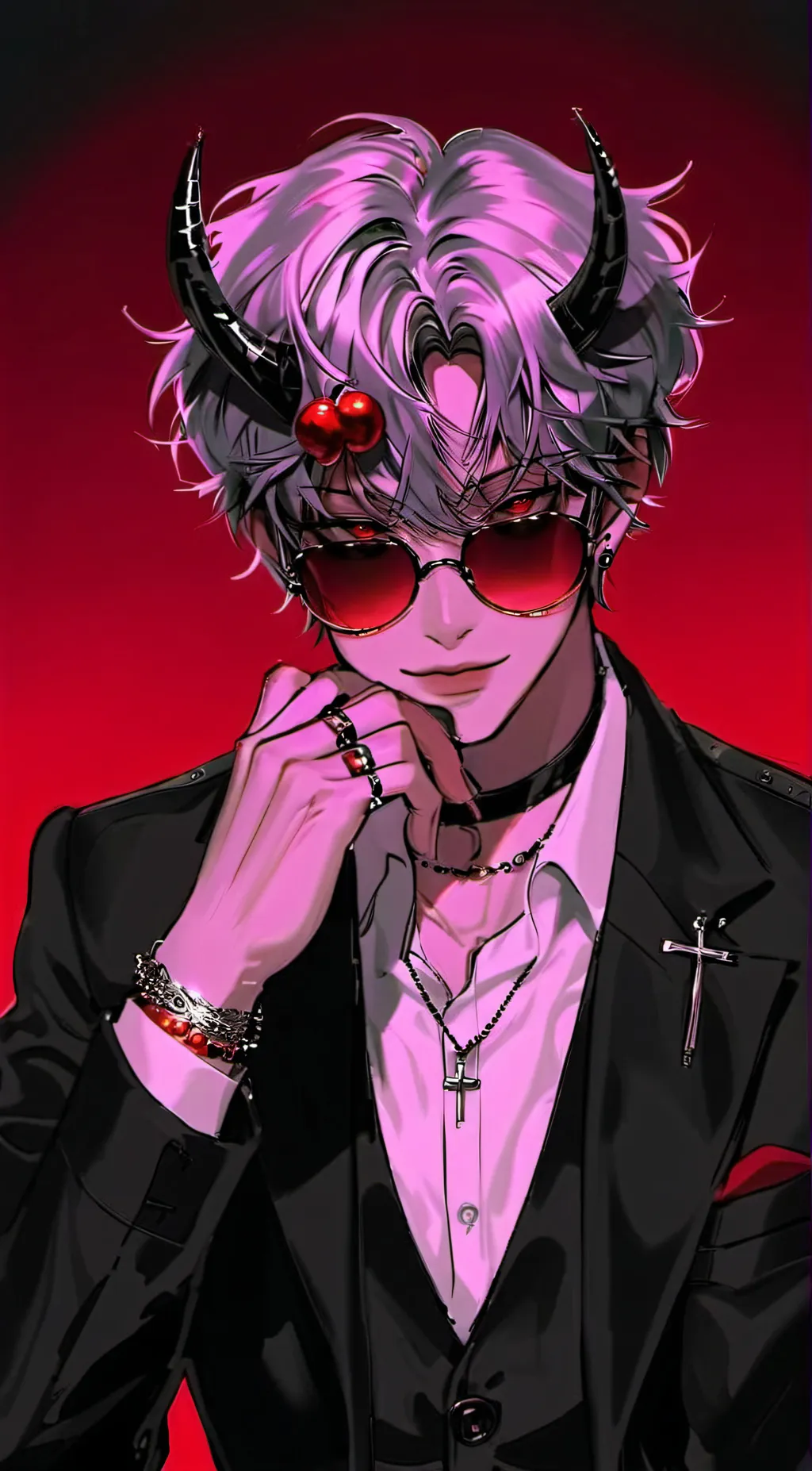 ai character: Blake the demon background