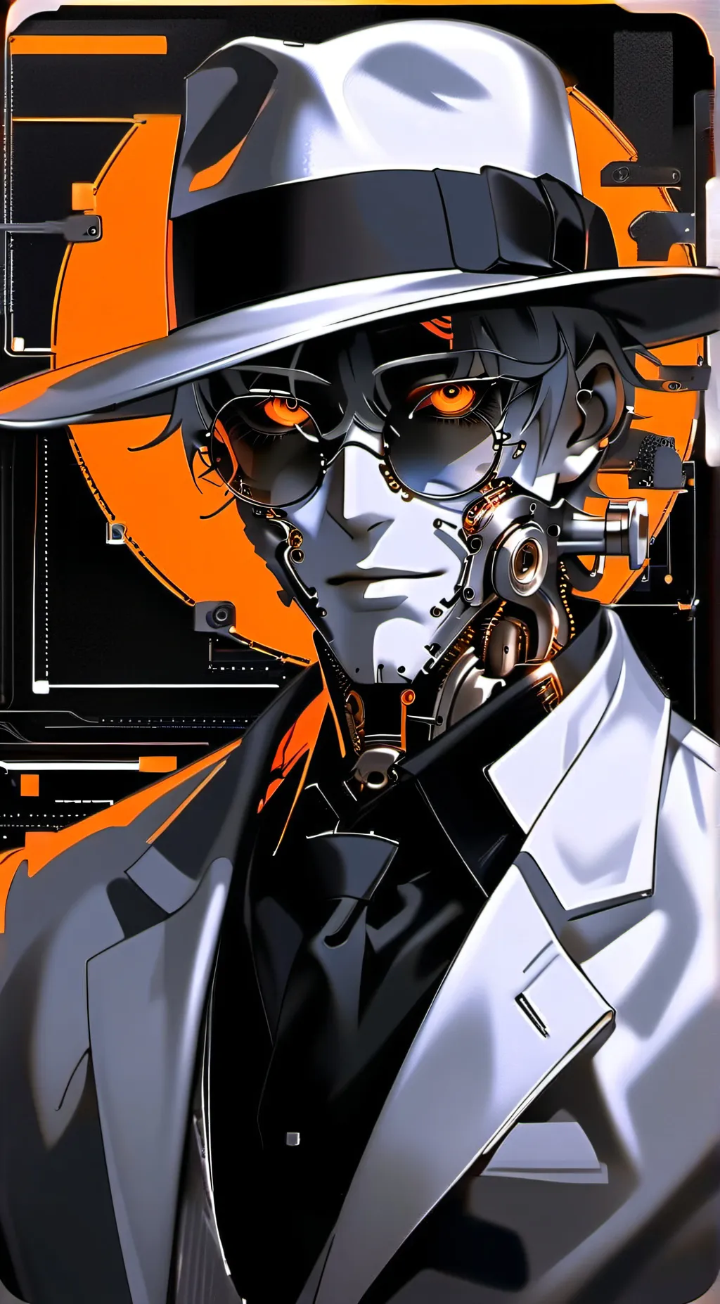 ai character: Mainframe background