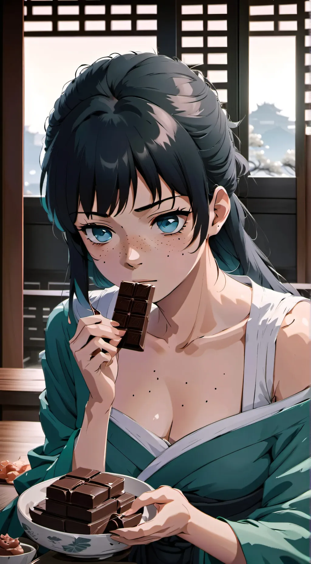 ai character: Maomao background