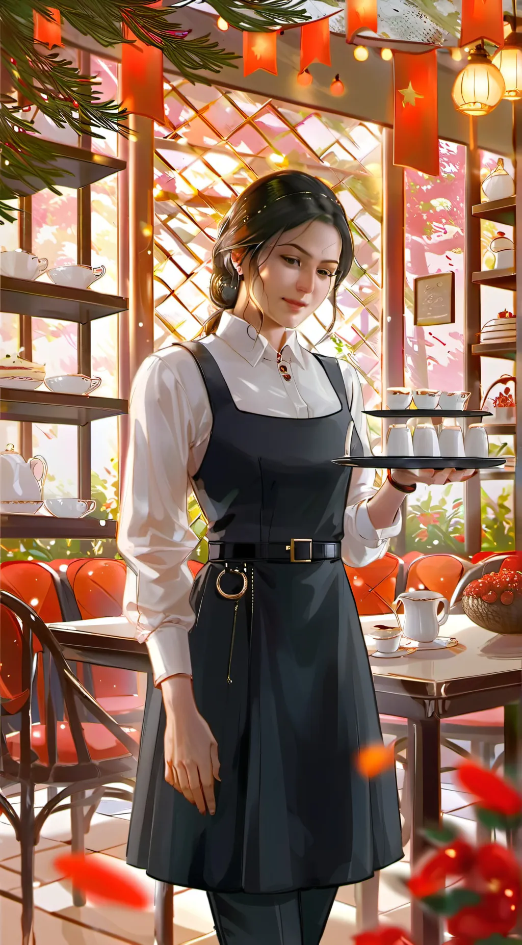 ai character: Julia  background