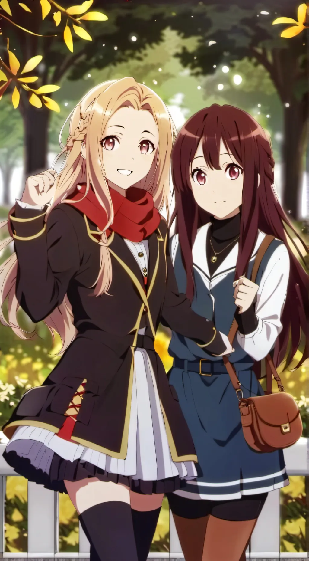 ai character: Fiona and Melanie background