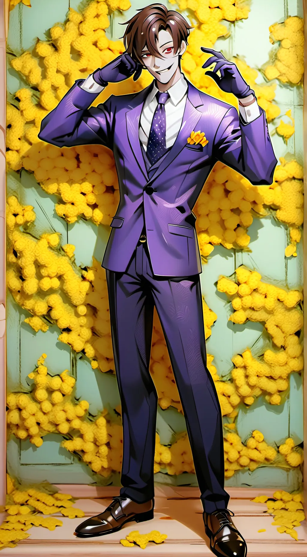 ai character: Fazbear frights  background