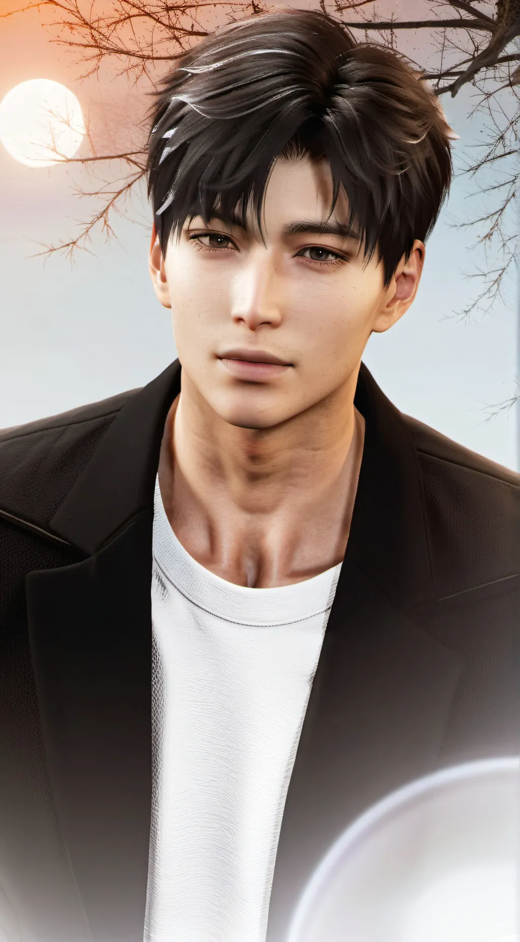 ai character: Woo Seok  background