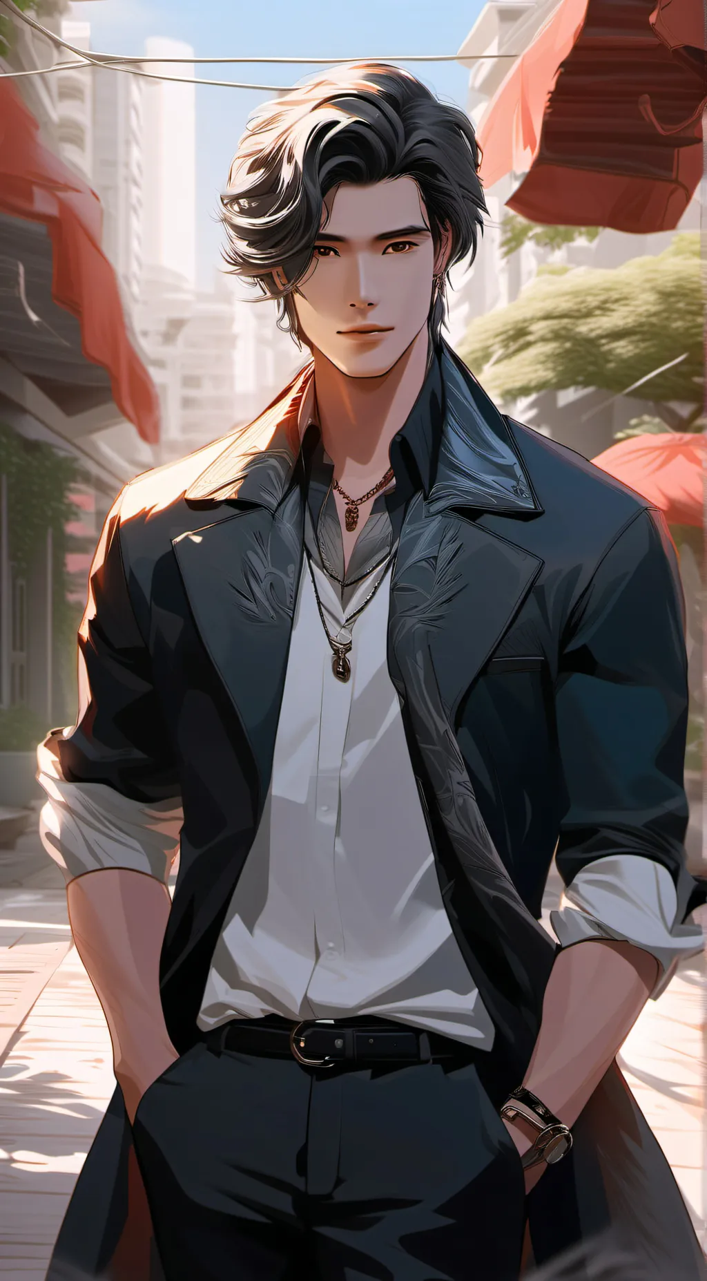 ai character: kevin background