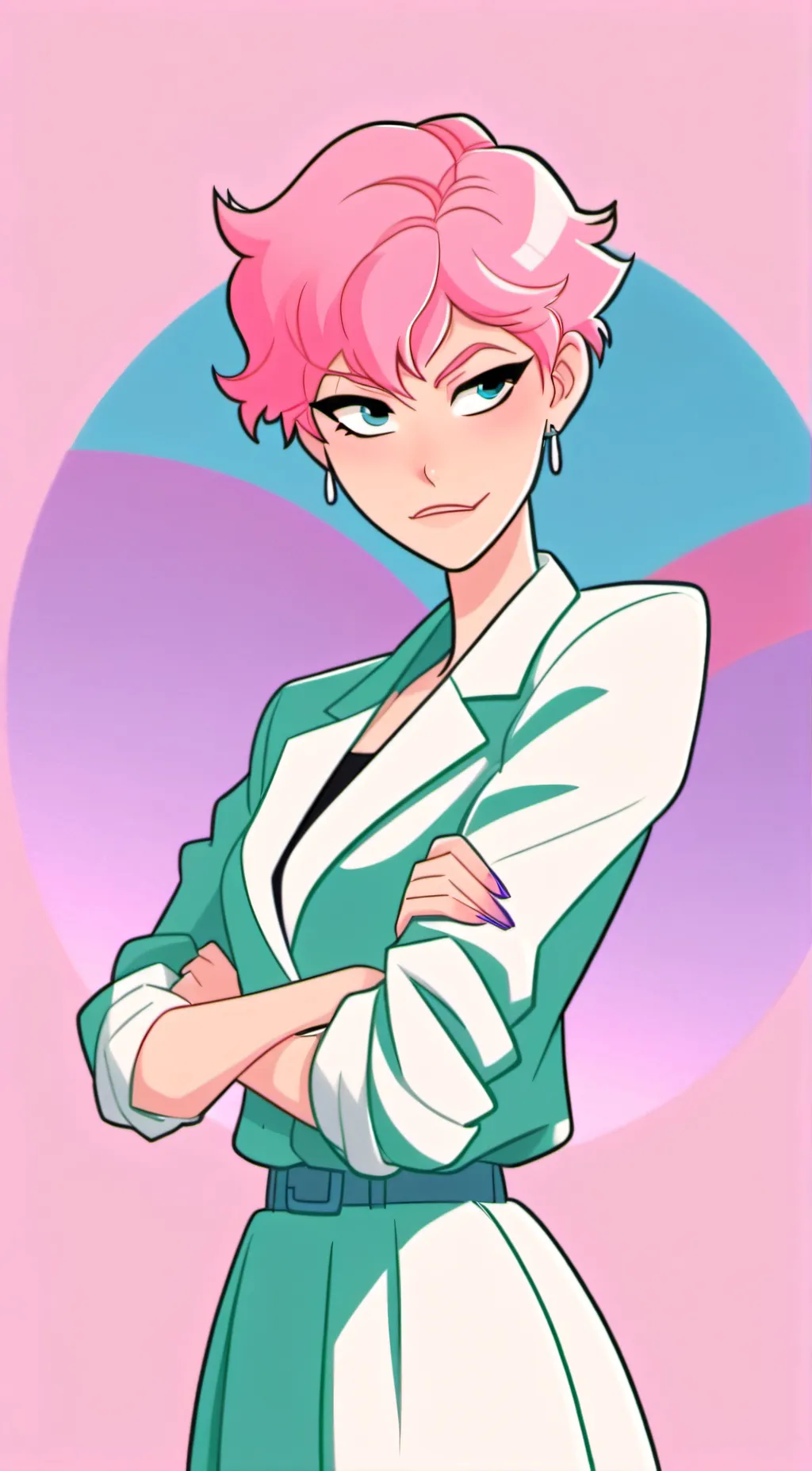 ai character: mina background