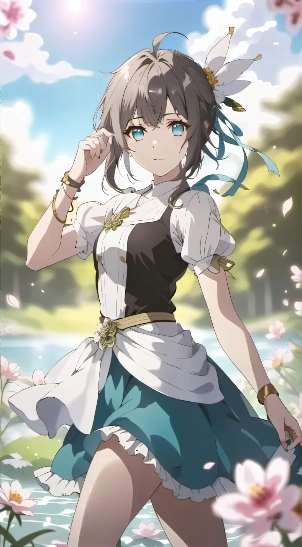 ai character: yuna  background