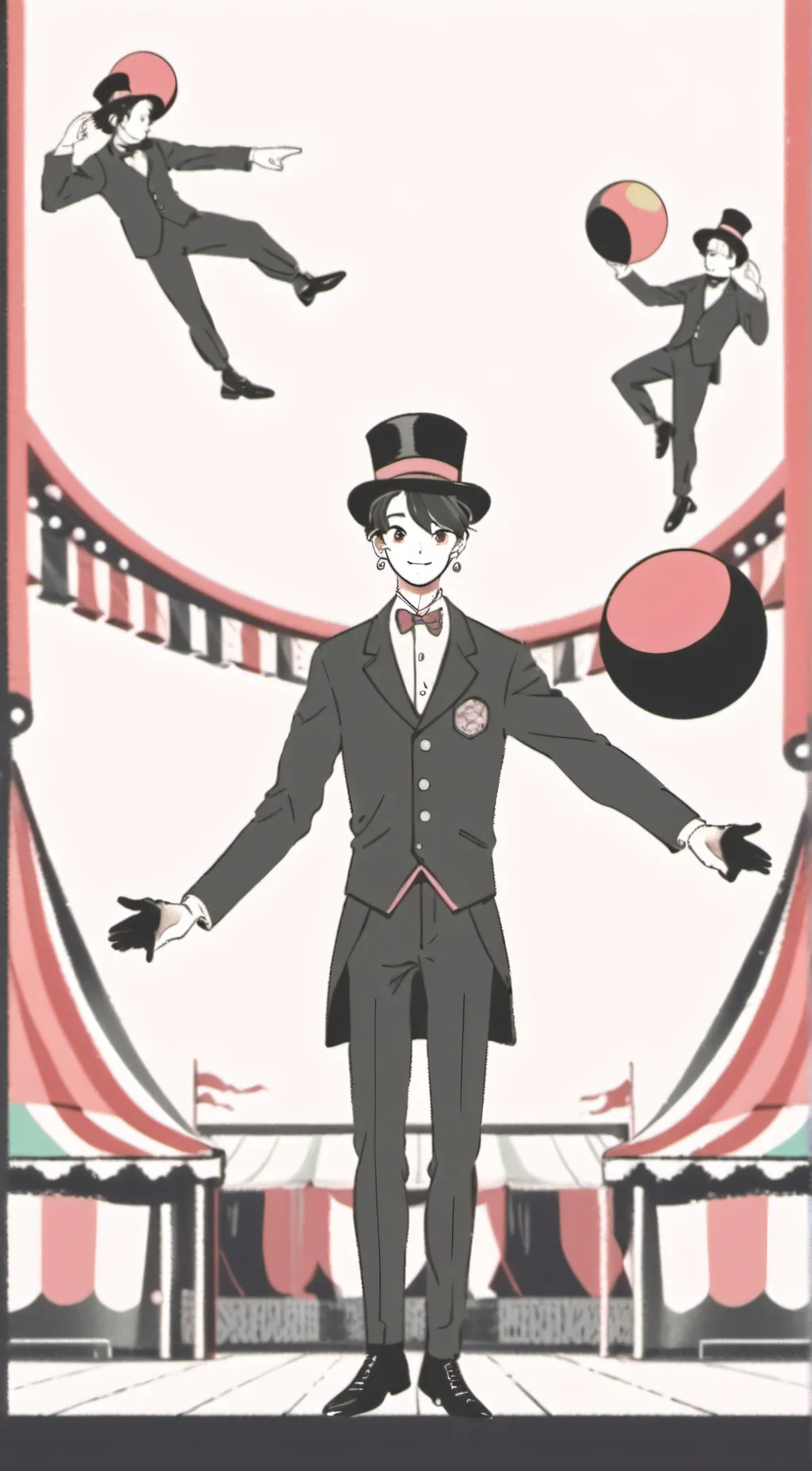 ai character: TADC happy pills background