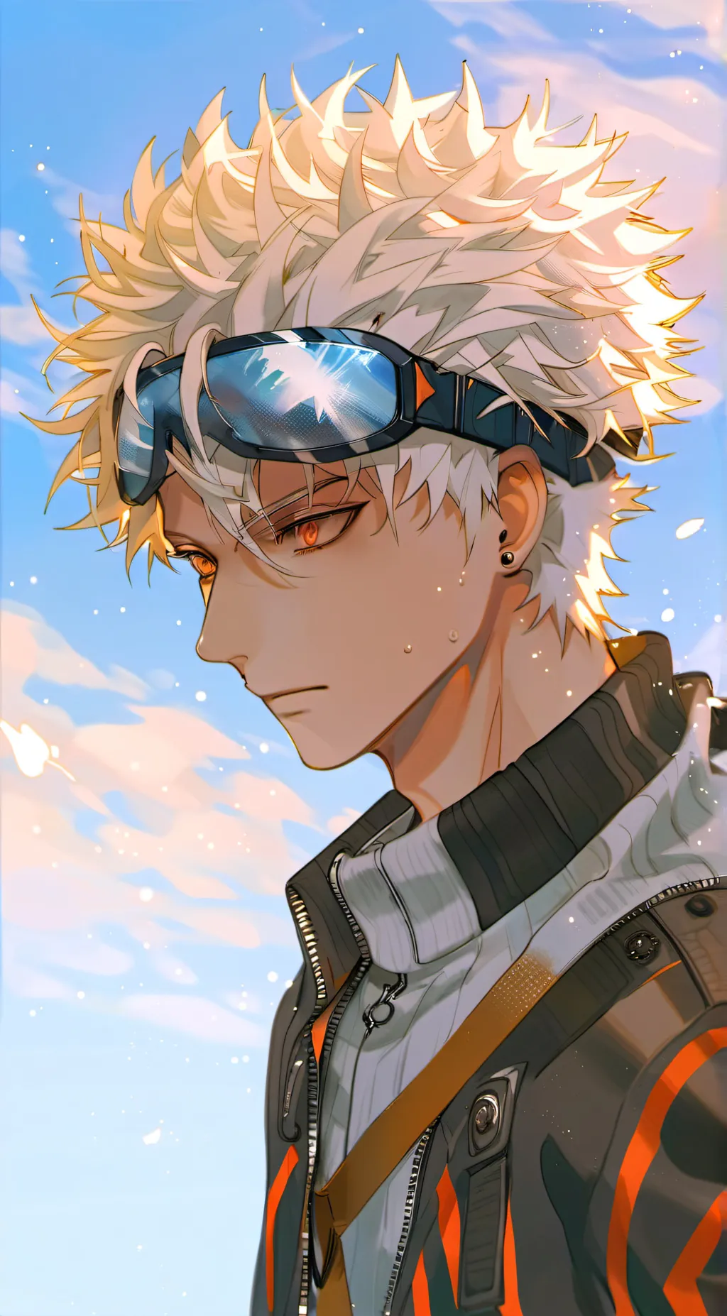 ai character: Katsuki Bakugo background