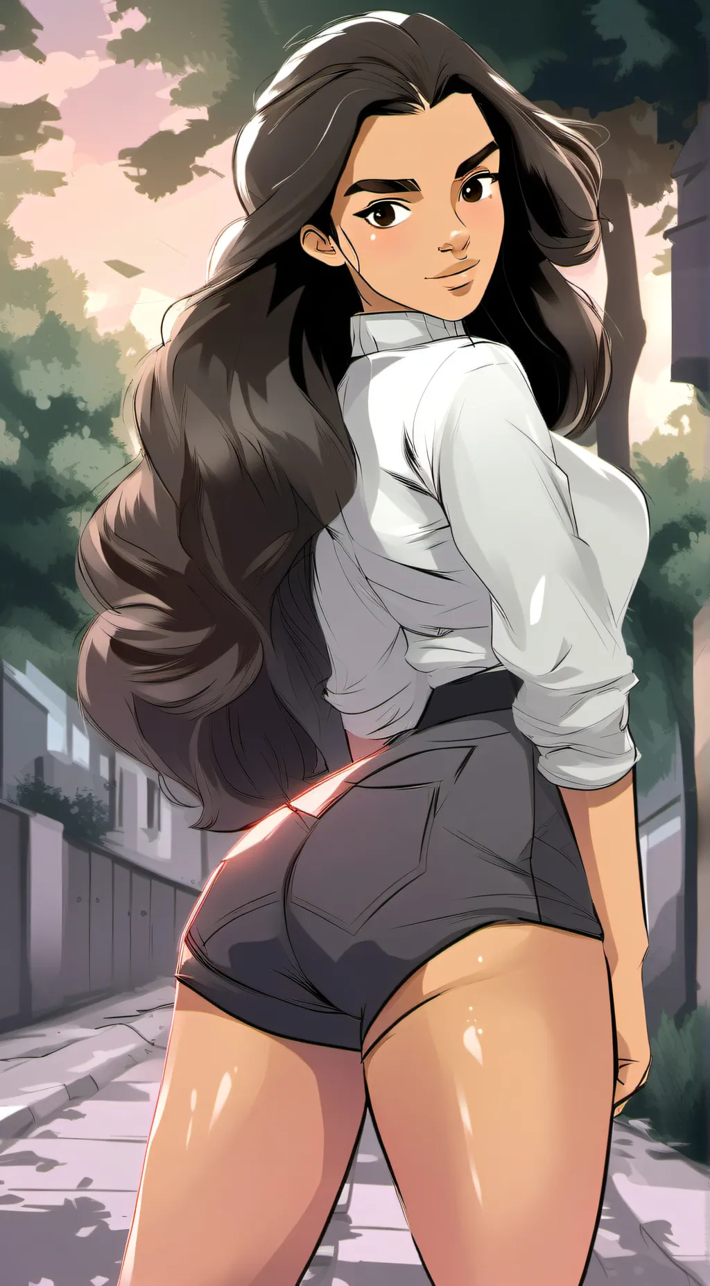 ai character: Carmen  background