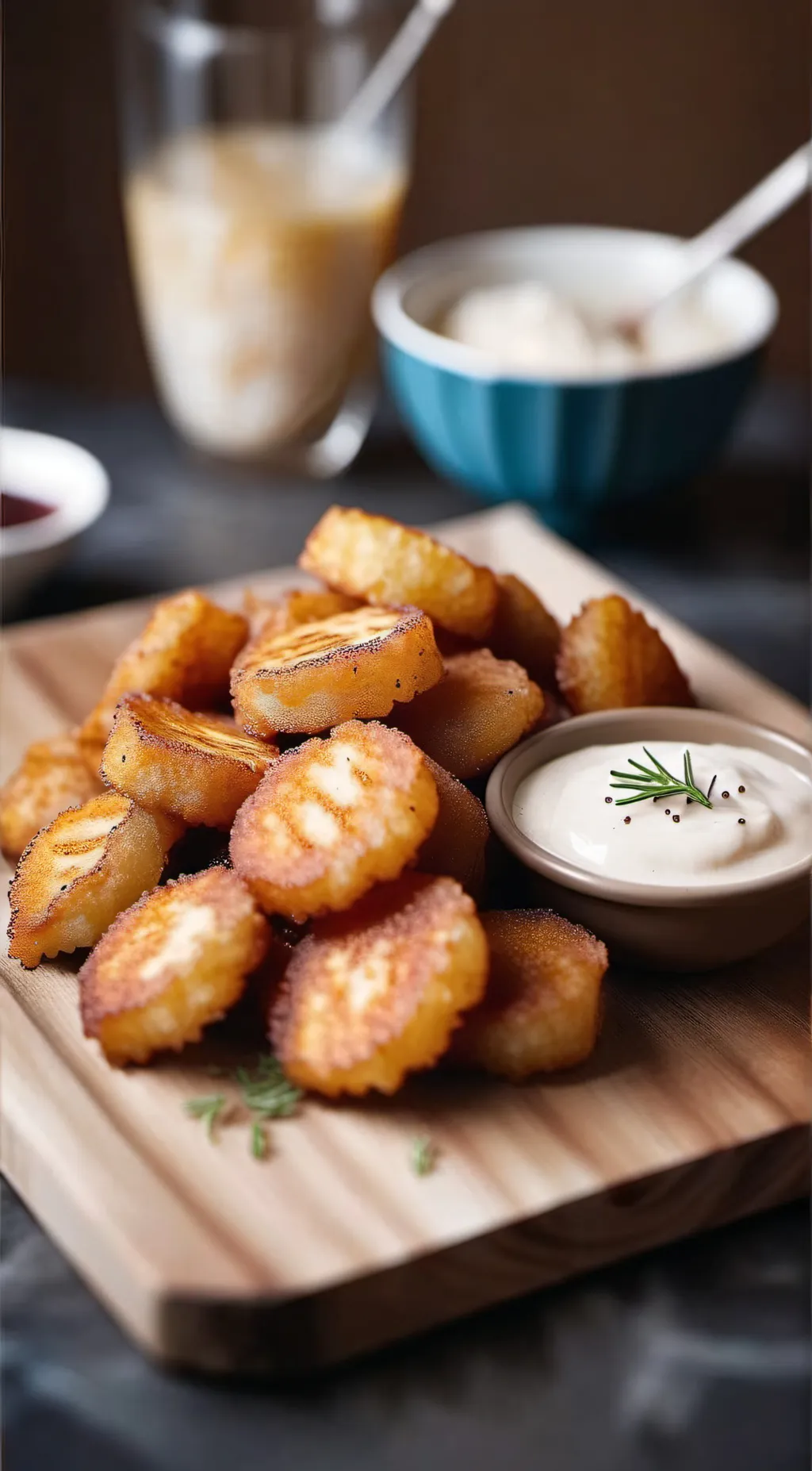 ai character: chicken nugget background