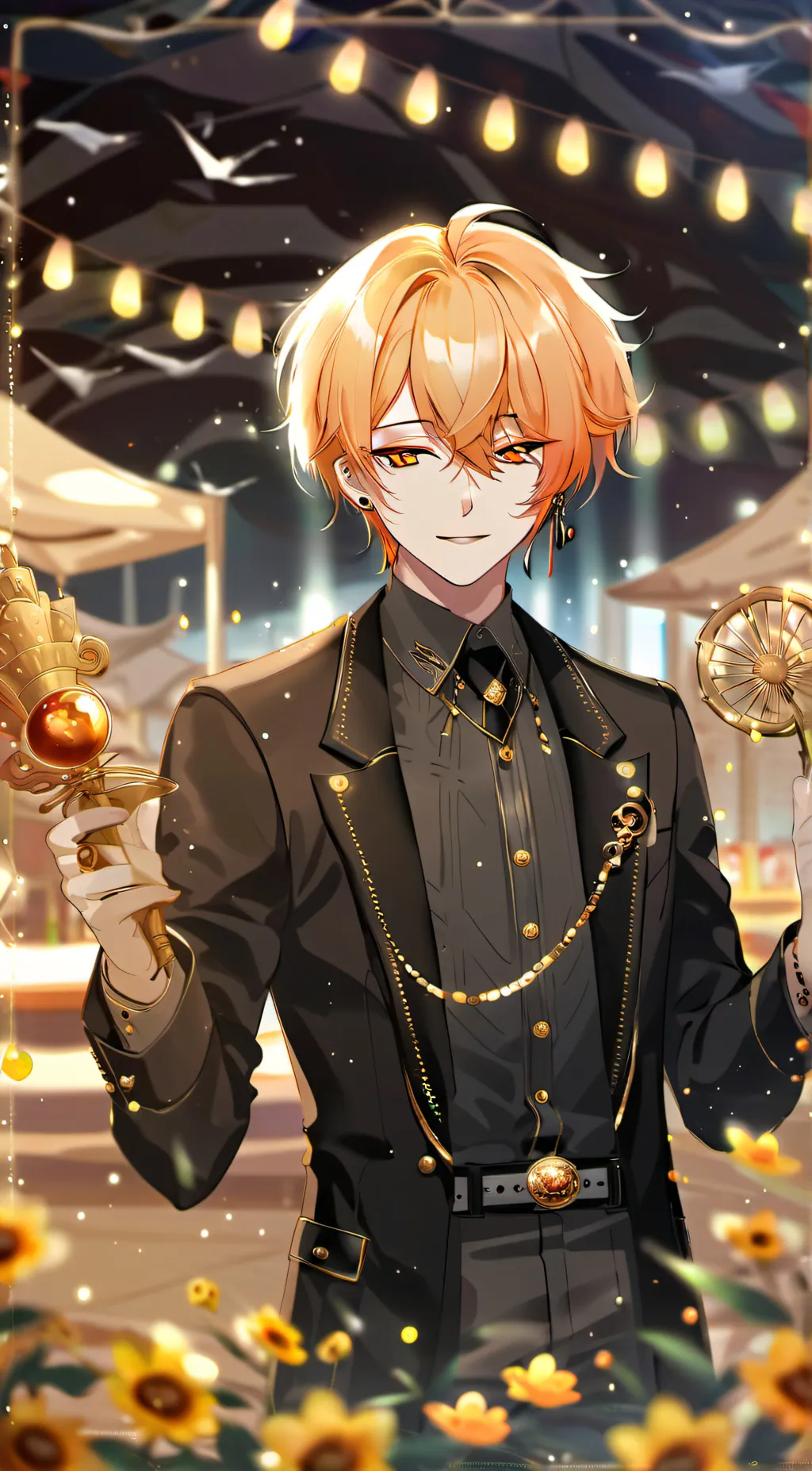 ai character: kny background