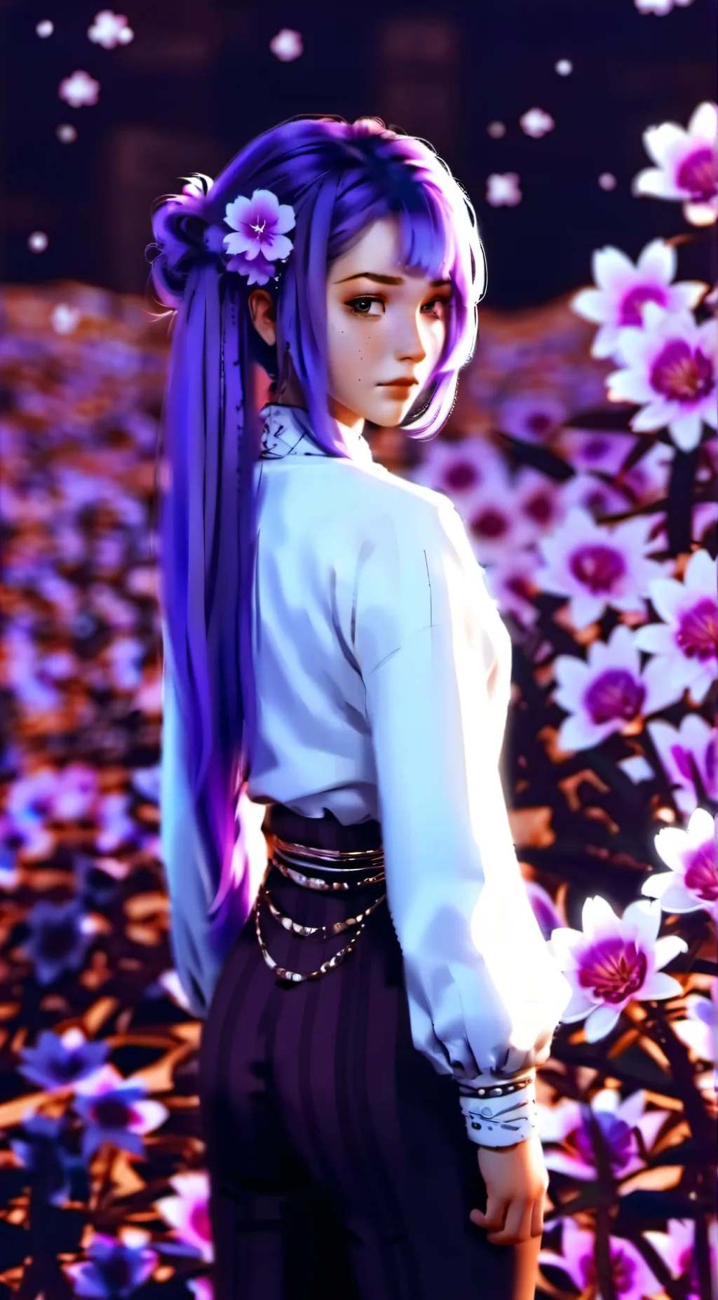 ai character: Amanda Rogers  background