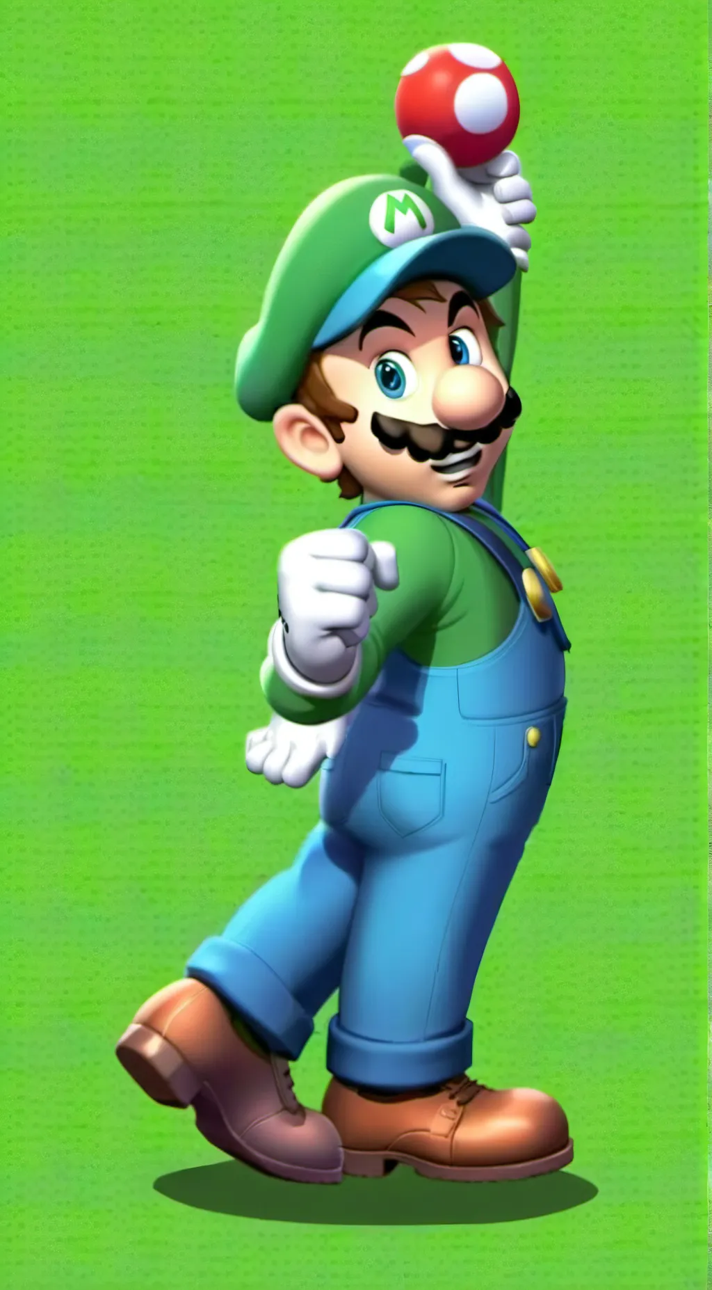 ai character: Luigi background