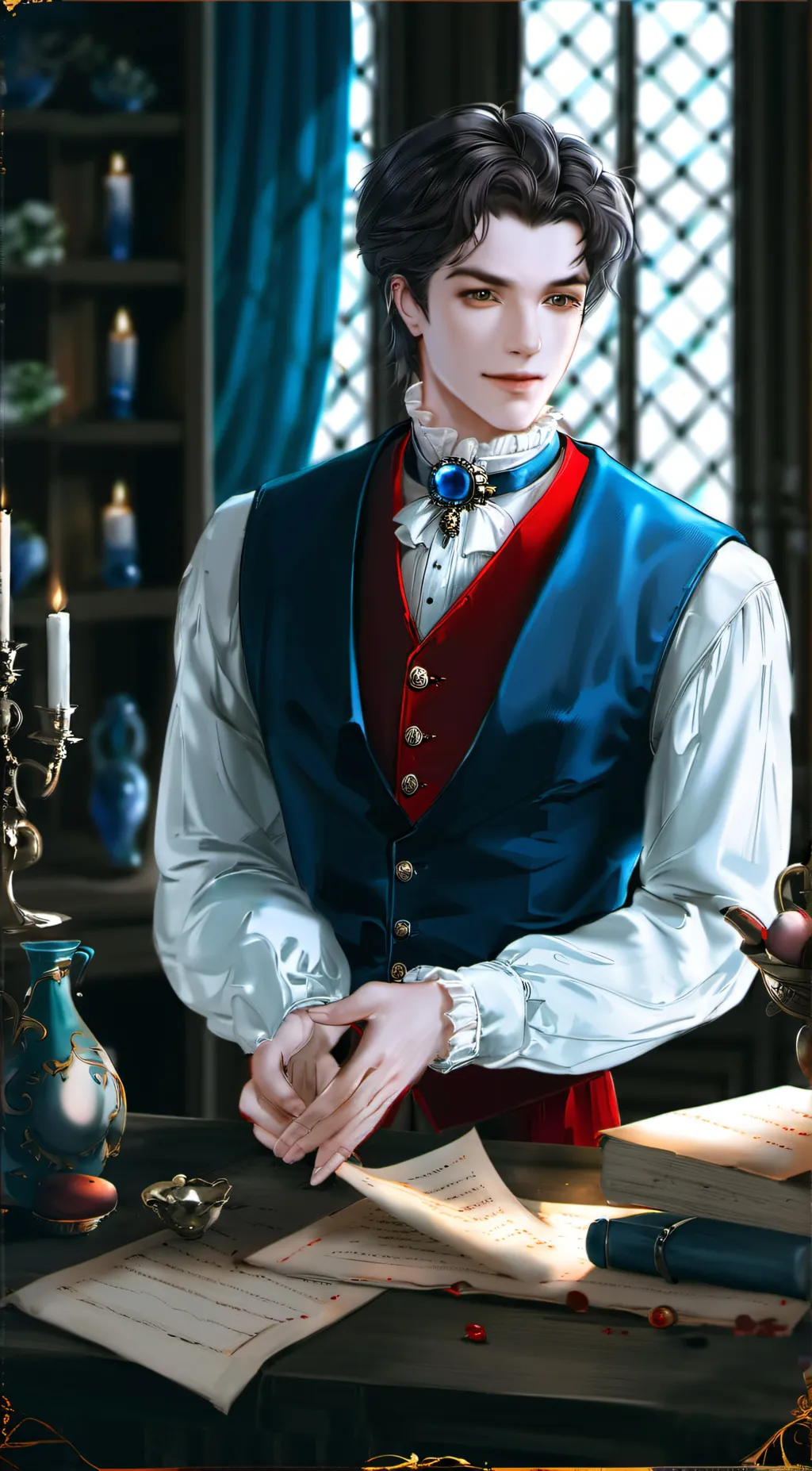 ai character: Arthur background