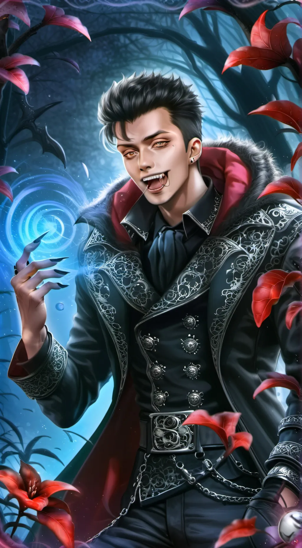 ai character: vampire Duncan  background