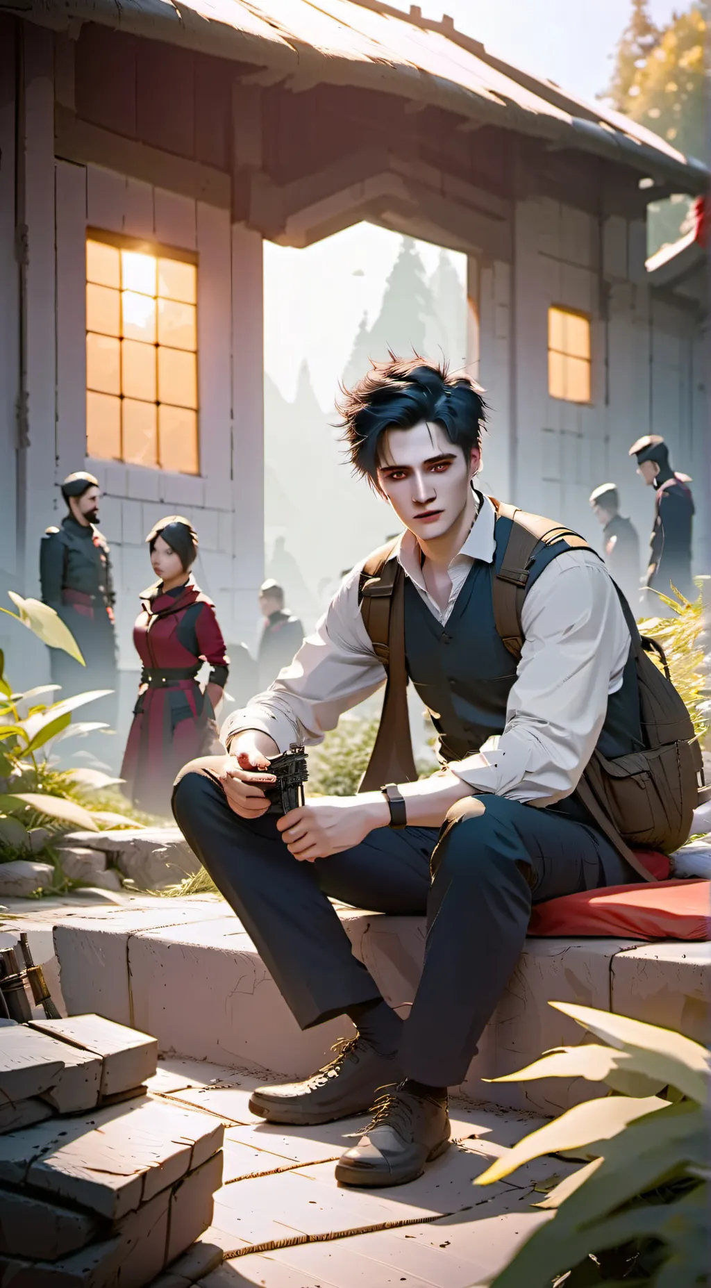 ai character: Twilight war! >:) background