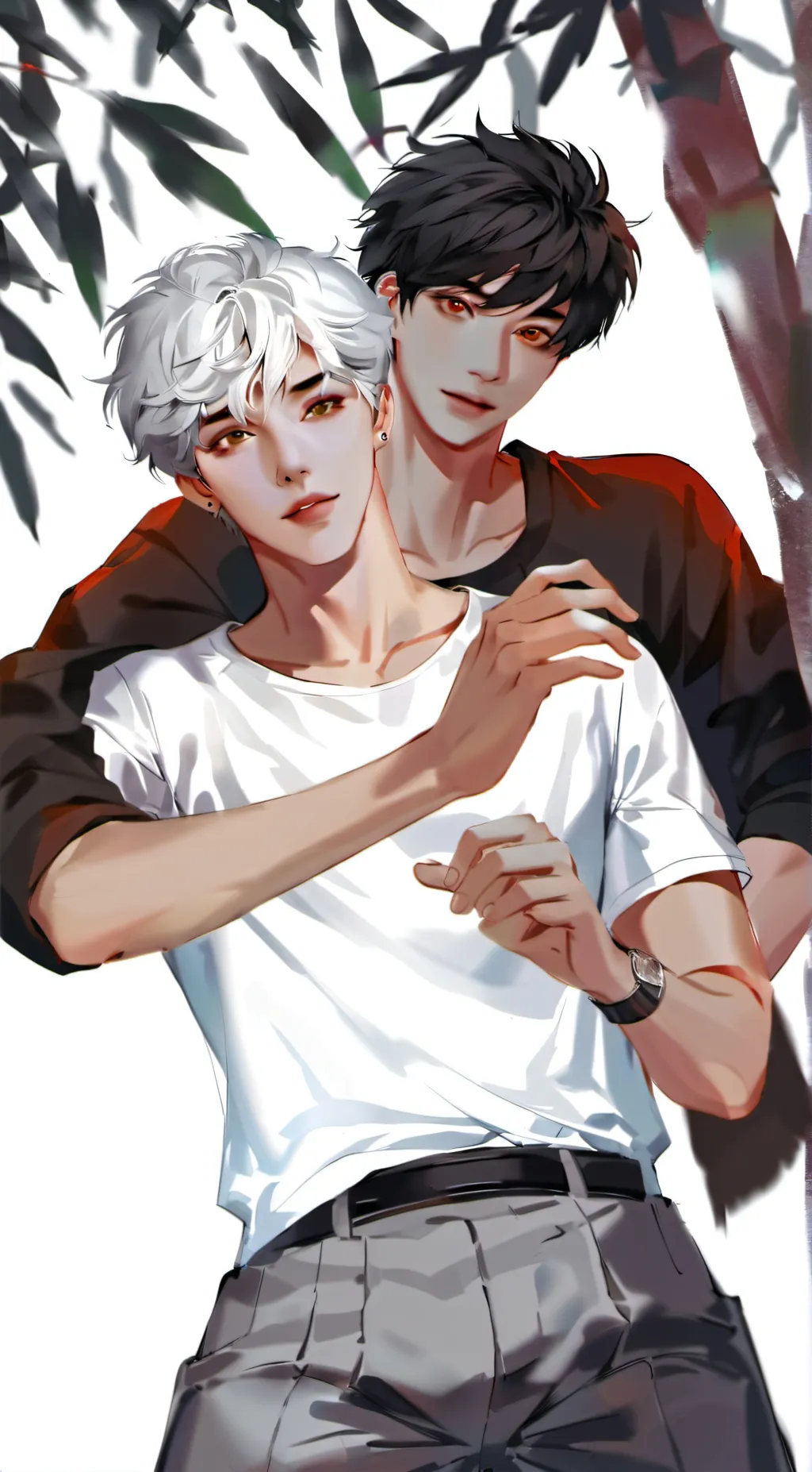 ai character: Felix and Leo background