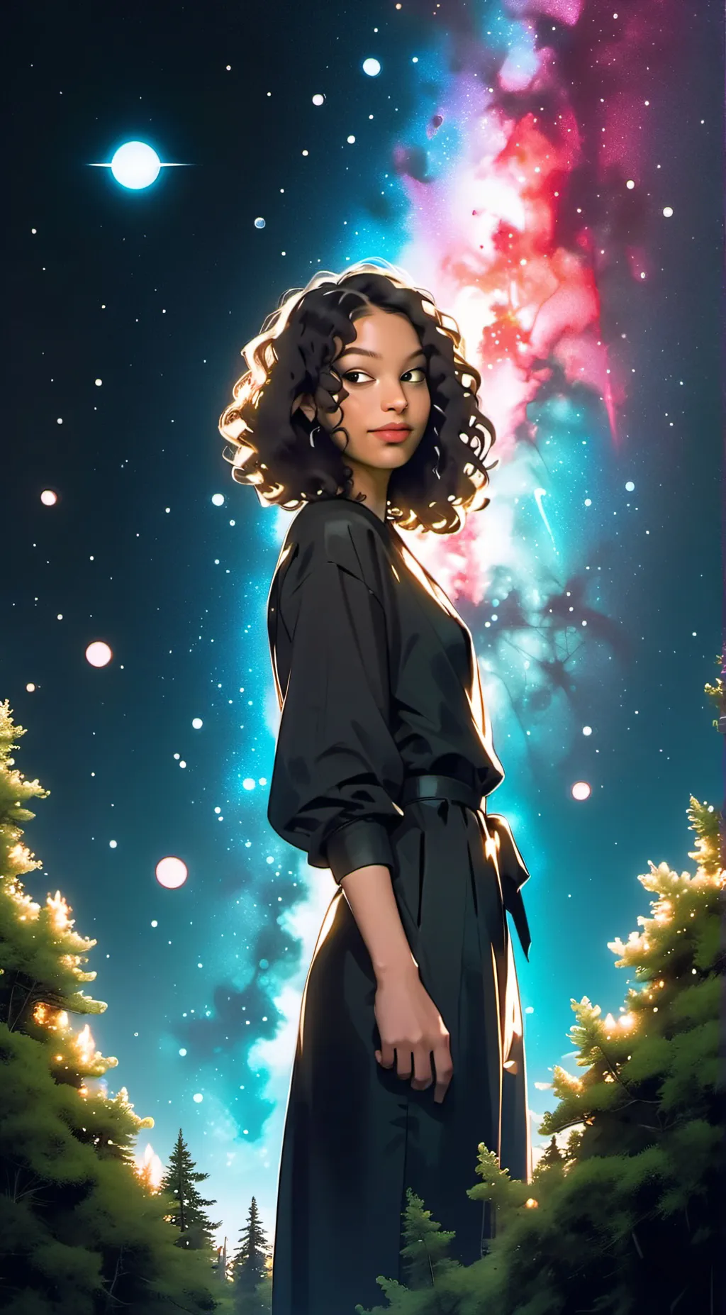 ai character: Angelia  background