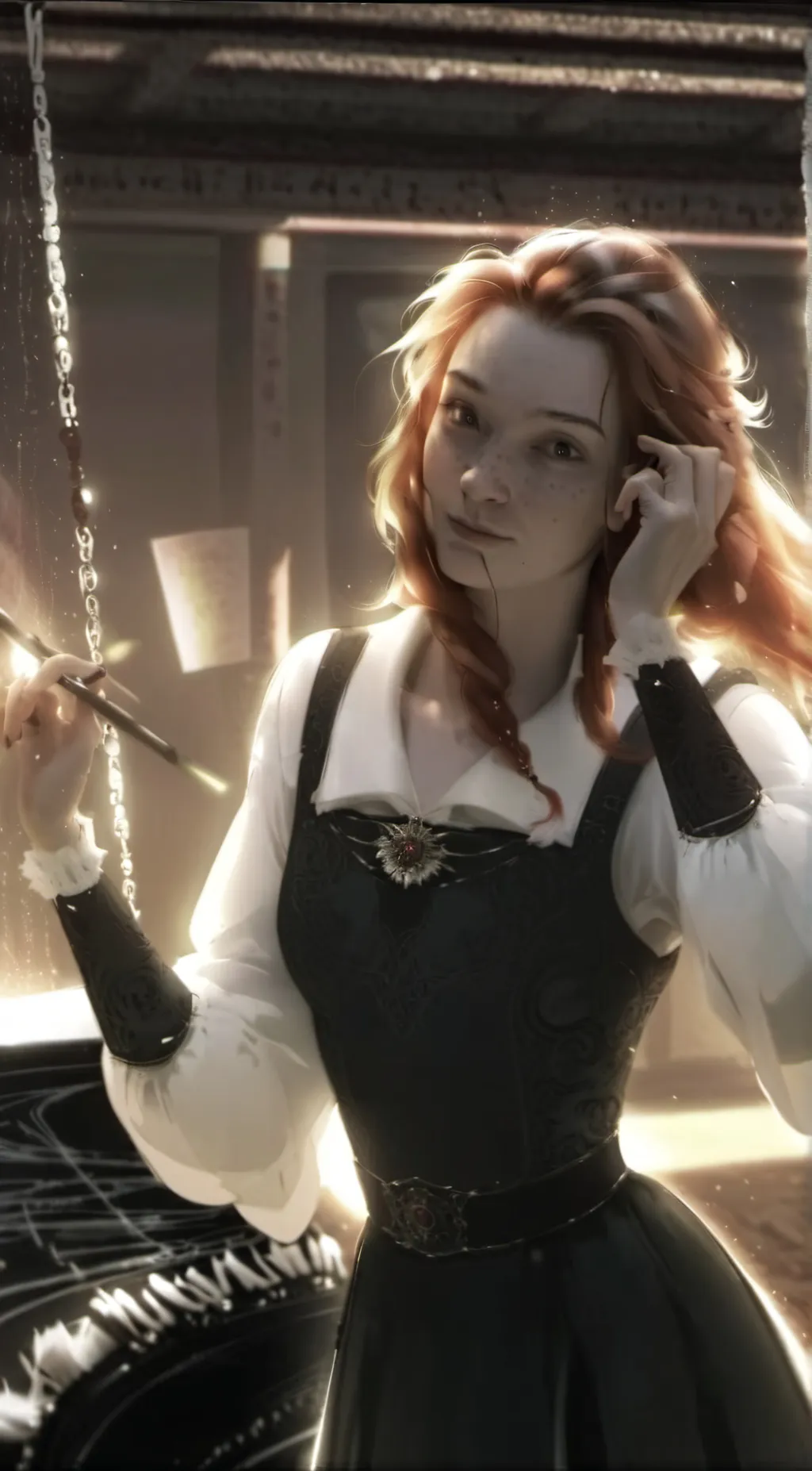 ai character: summer background