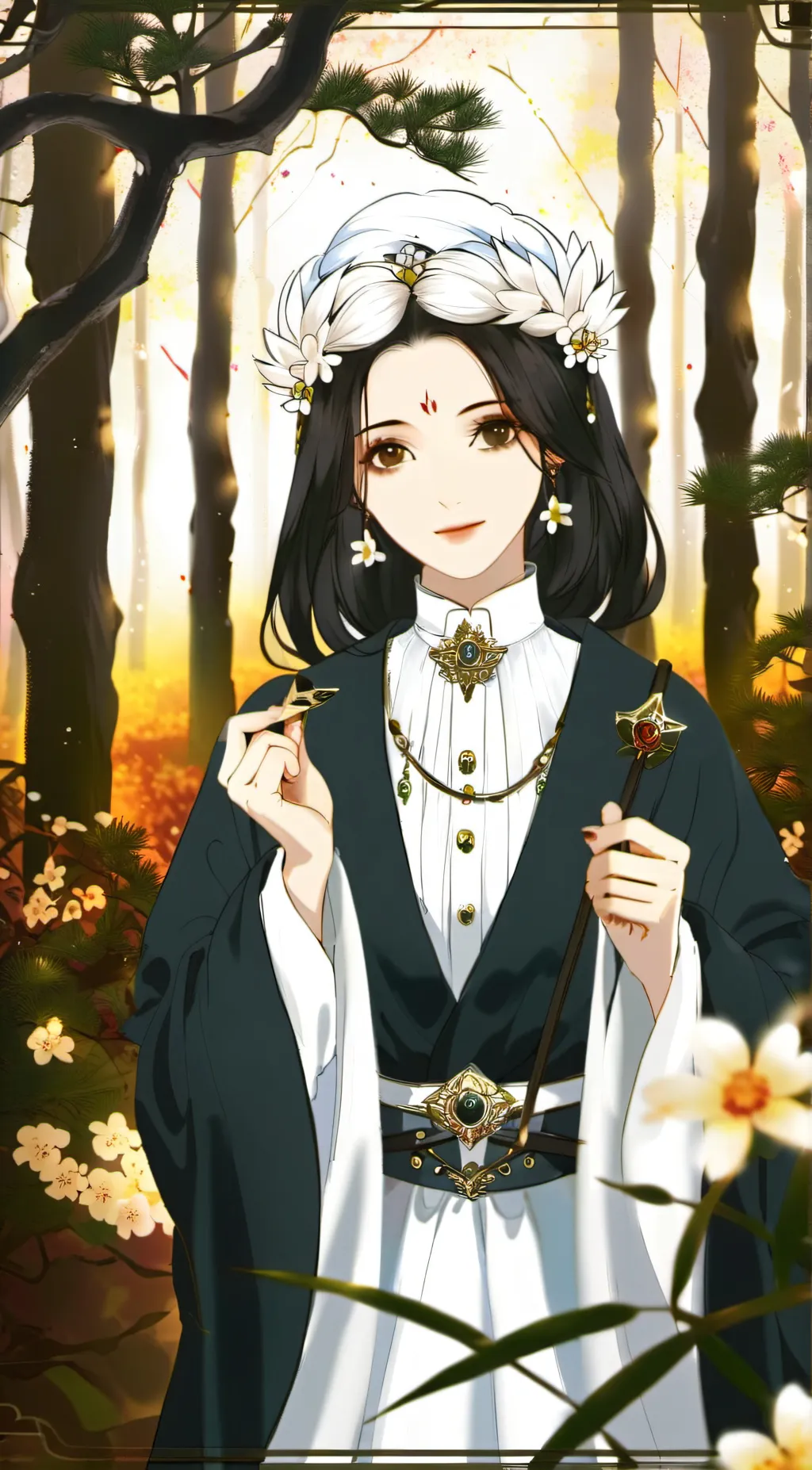 ai character: Saphire background