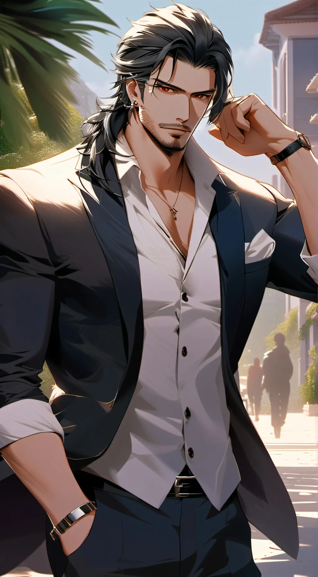 ai character: -Béck- background