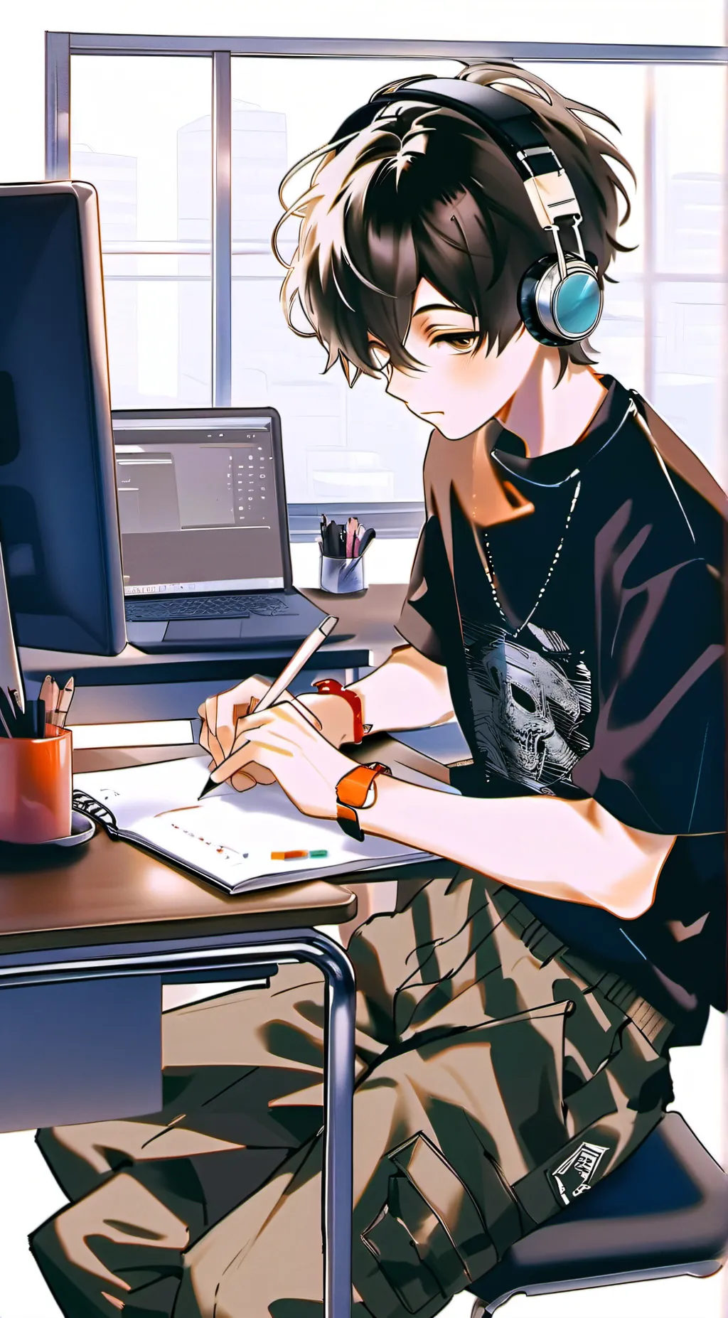 ai character: Simon background