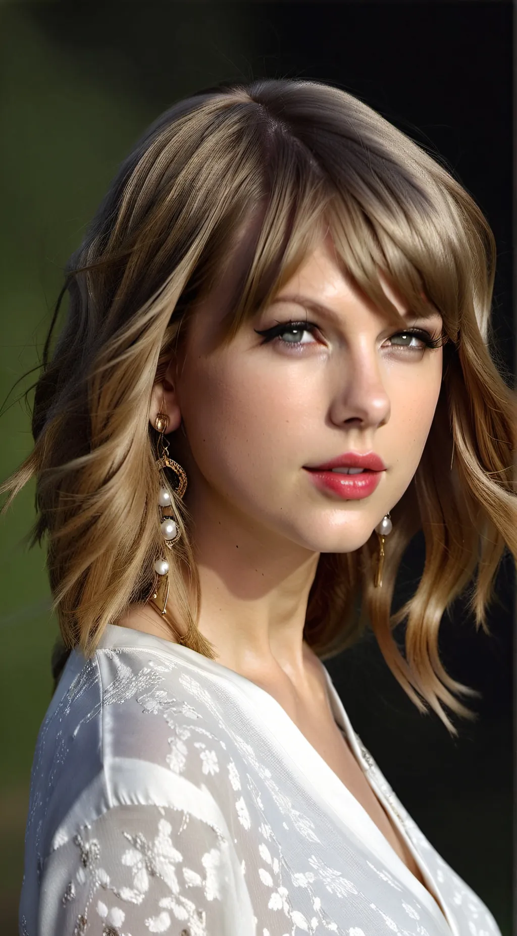 ai character: Taylor Swift  background