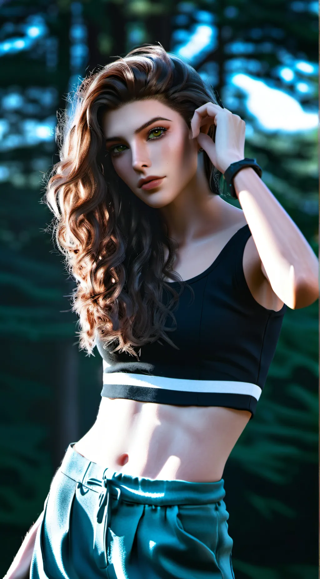 ai character: Autumn Diaz  background