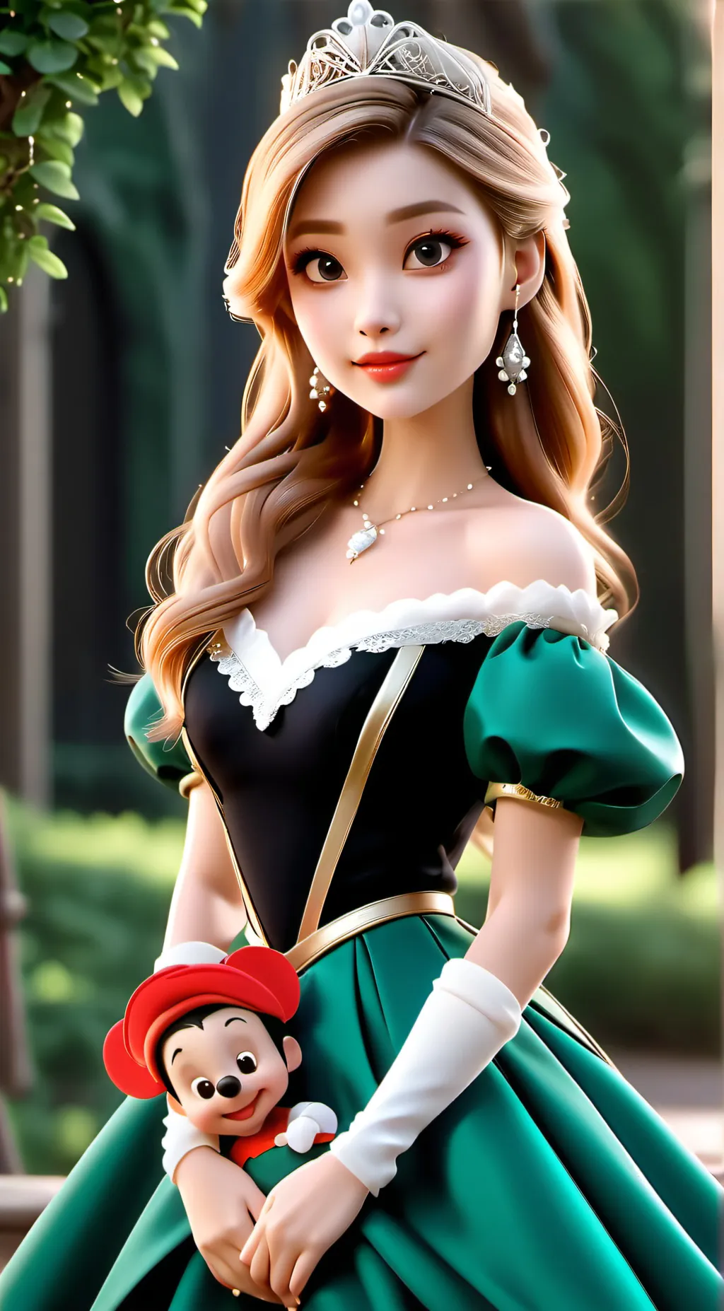 ai character: lady rose  background