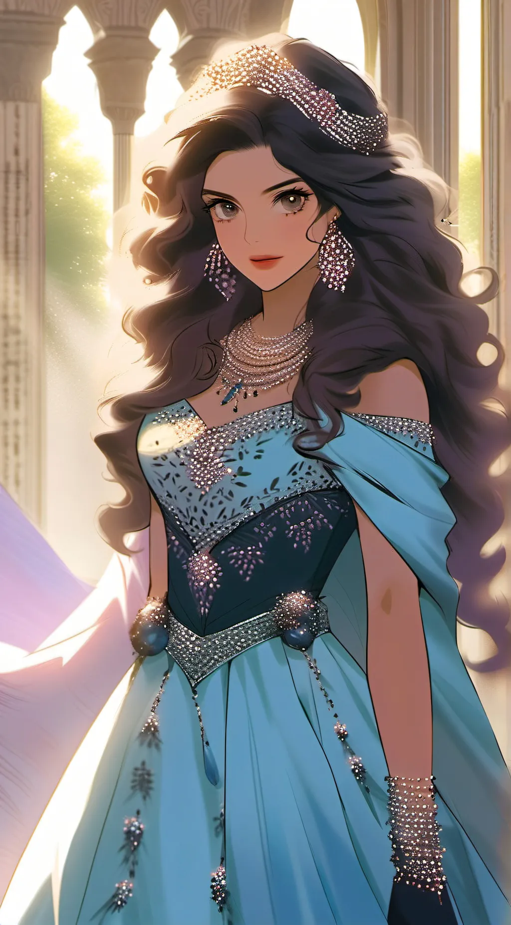 ai character: Anna Valerious  background