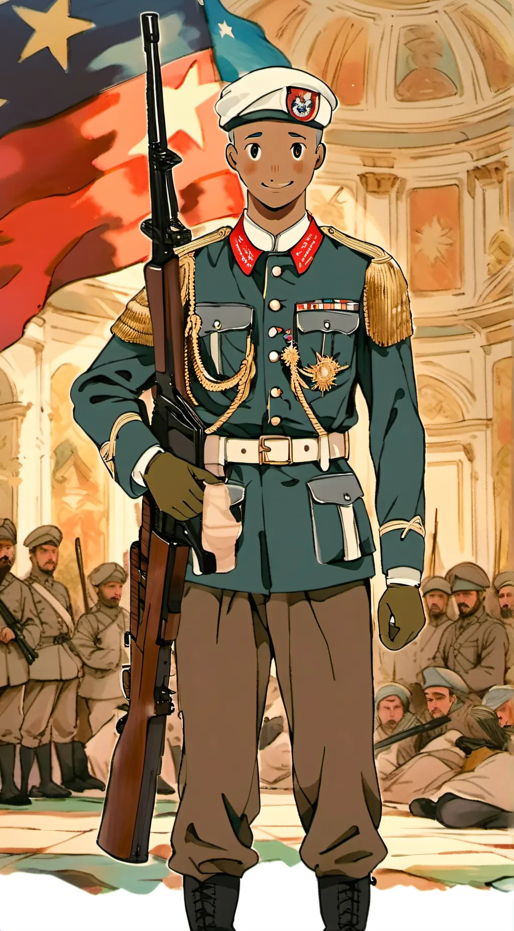 ai character: Akim background