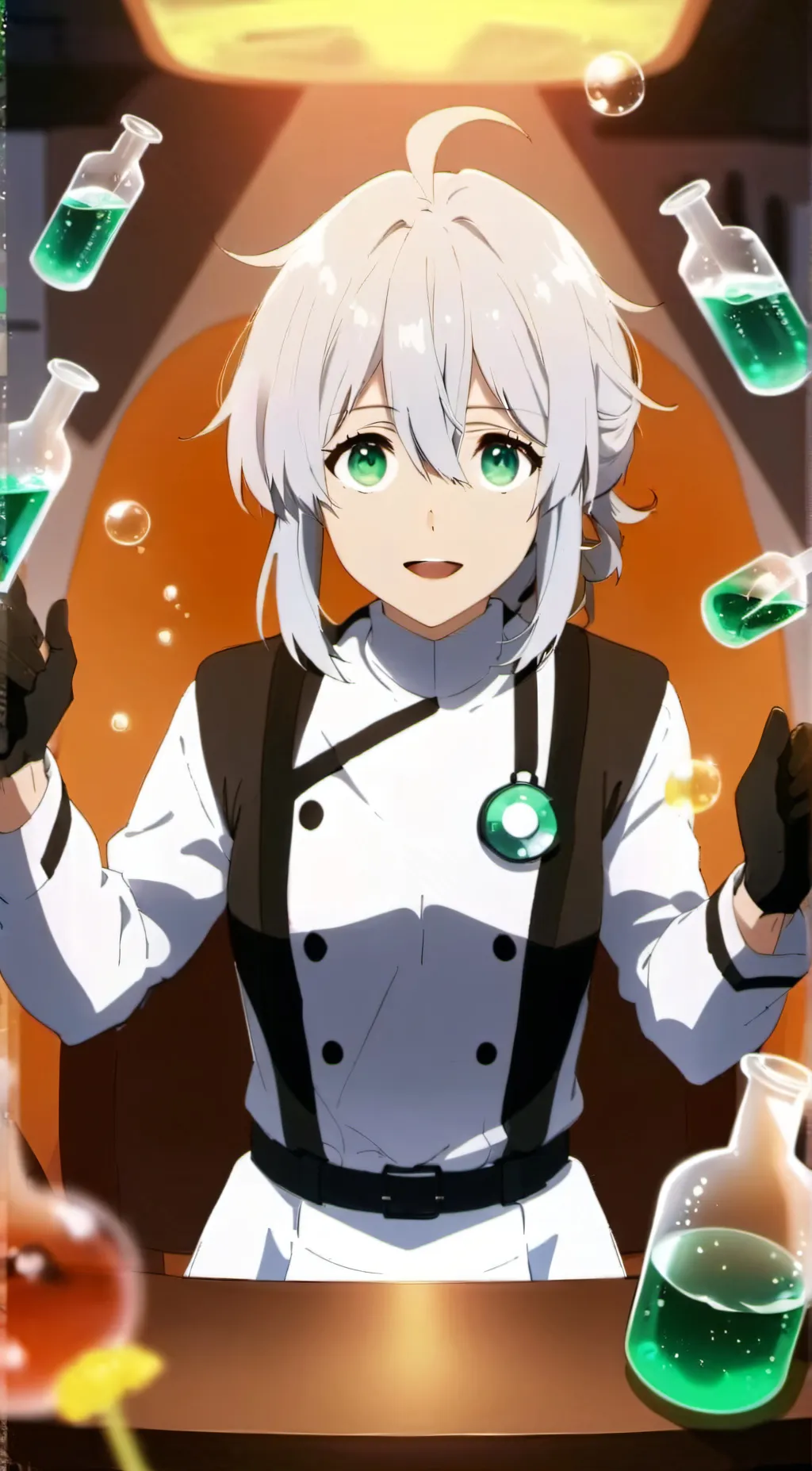 ai character: Haki (scientist)  background