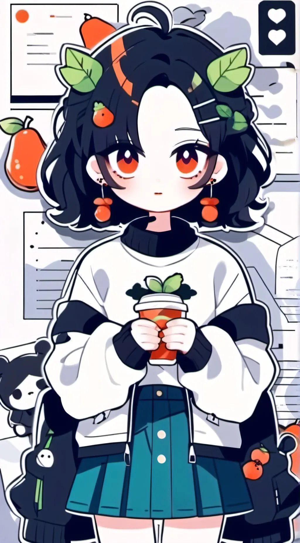 ai character: Ember background