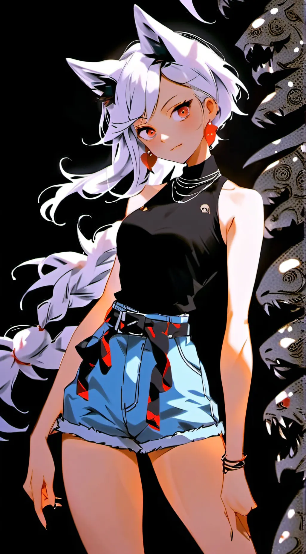 ai character: Luna background