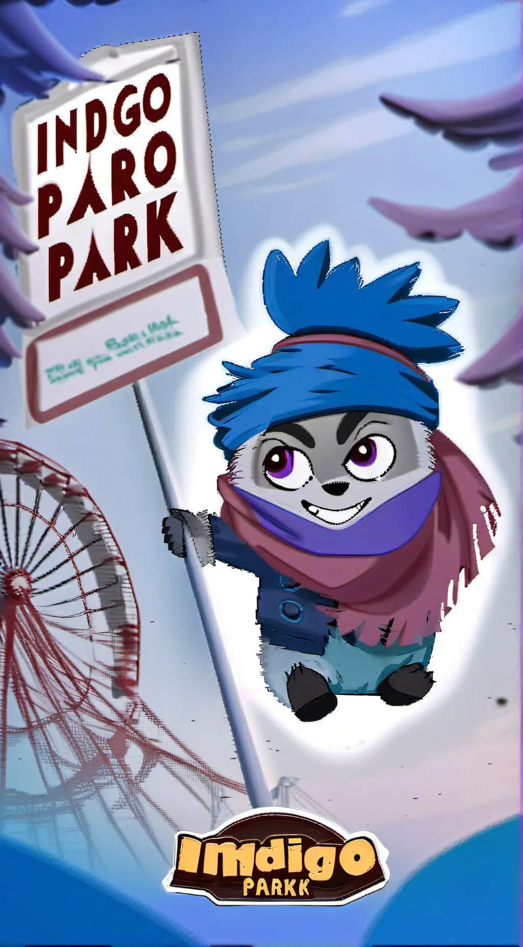 ai character: Indigo Park crew background