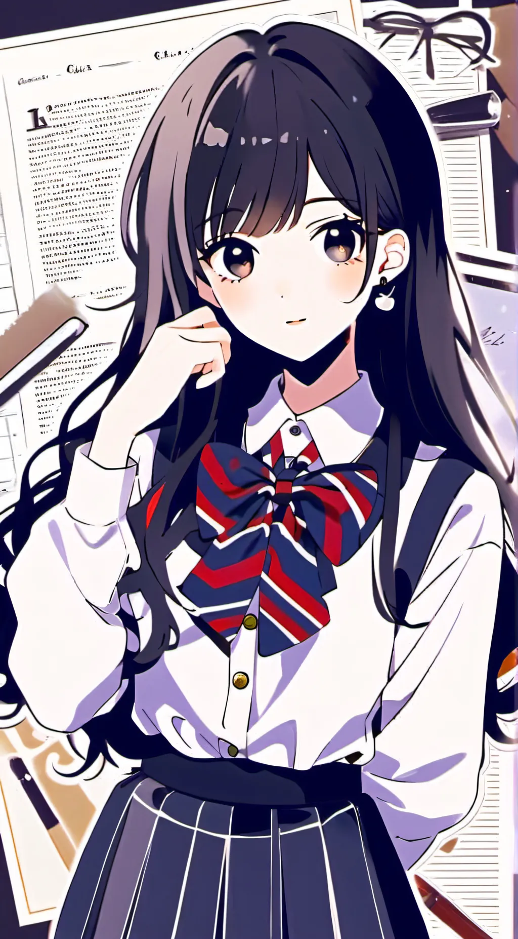 ai character: Shino background