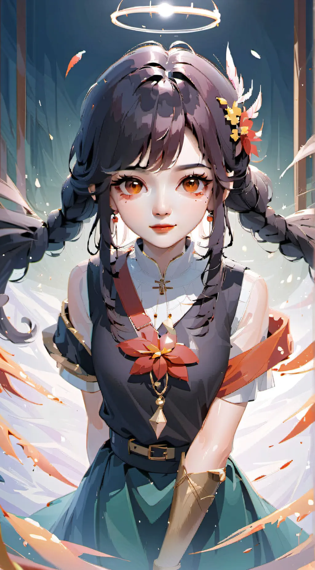 ai character: Cutie  background