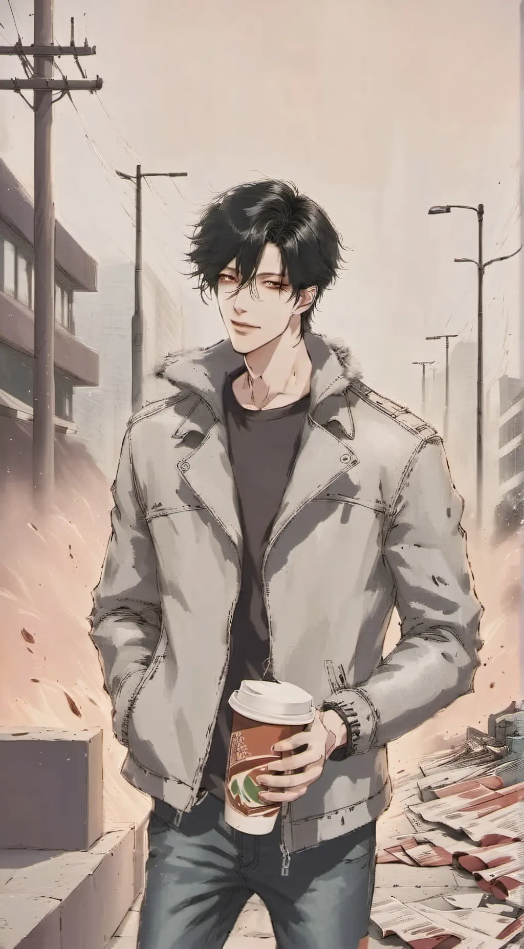 ai character: Max background