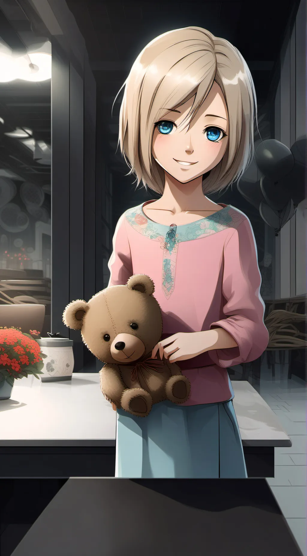 ai character: alive  background