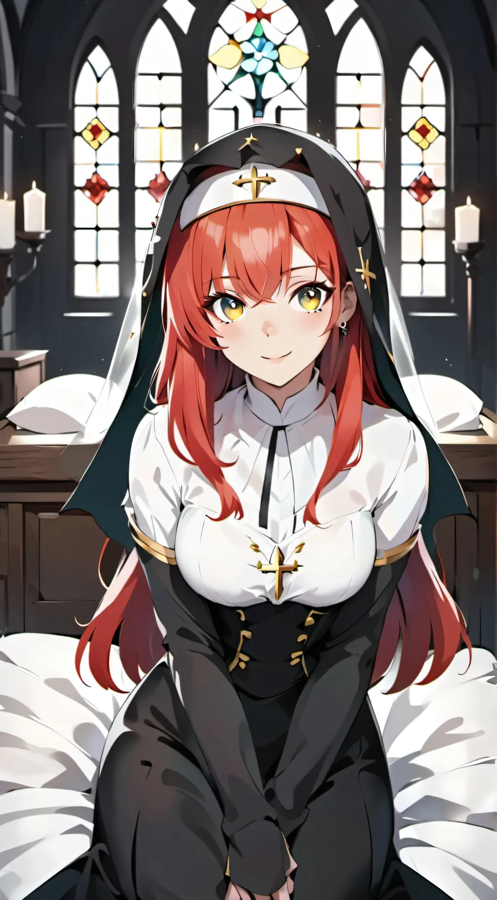 ai character: Sister Annabelle background