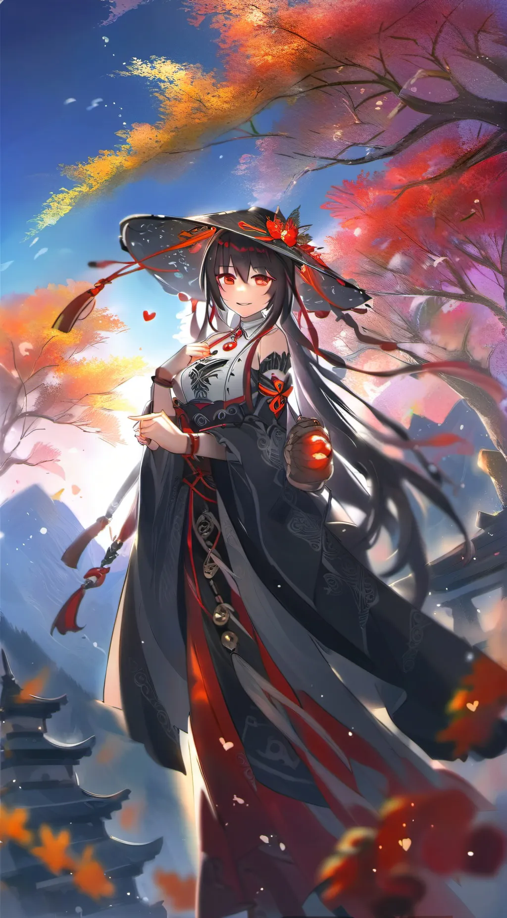 ai character: Rose background